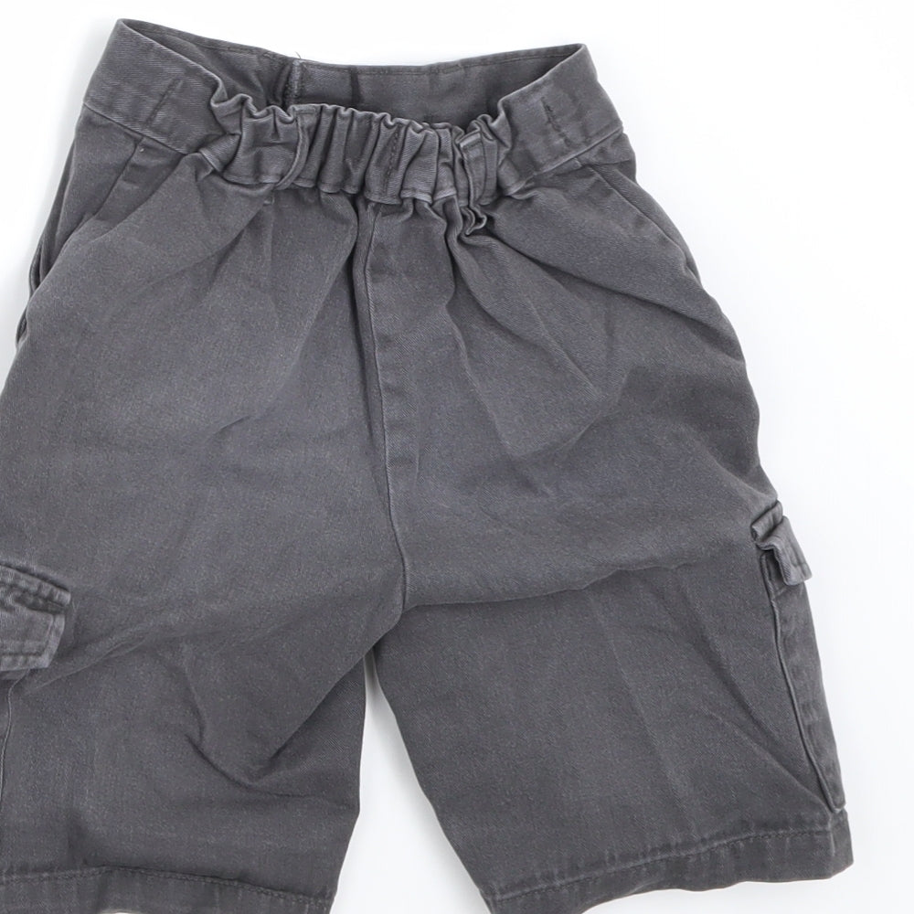 Marks and Spencer Boys Grey   Cargo Shorts Size 5-6 Years