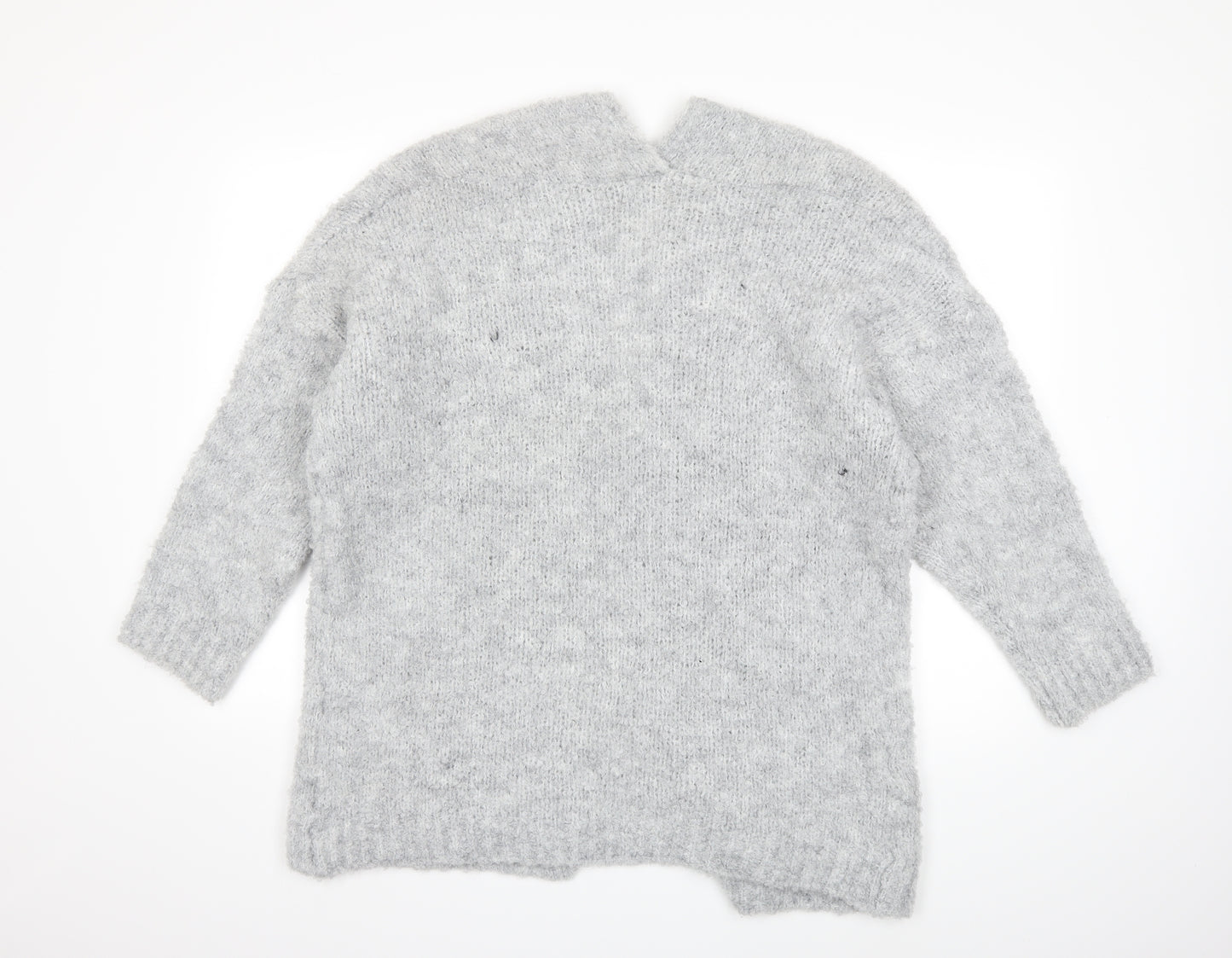Vanessa Alexandra Womens Grey  Knit Cardigan Jumper Size L