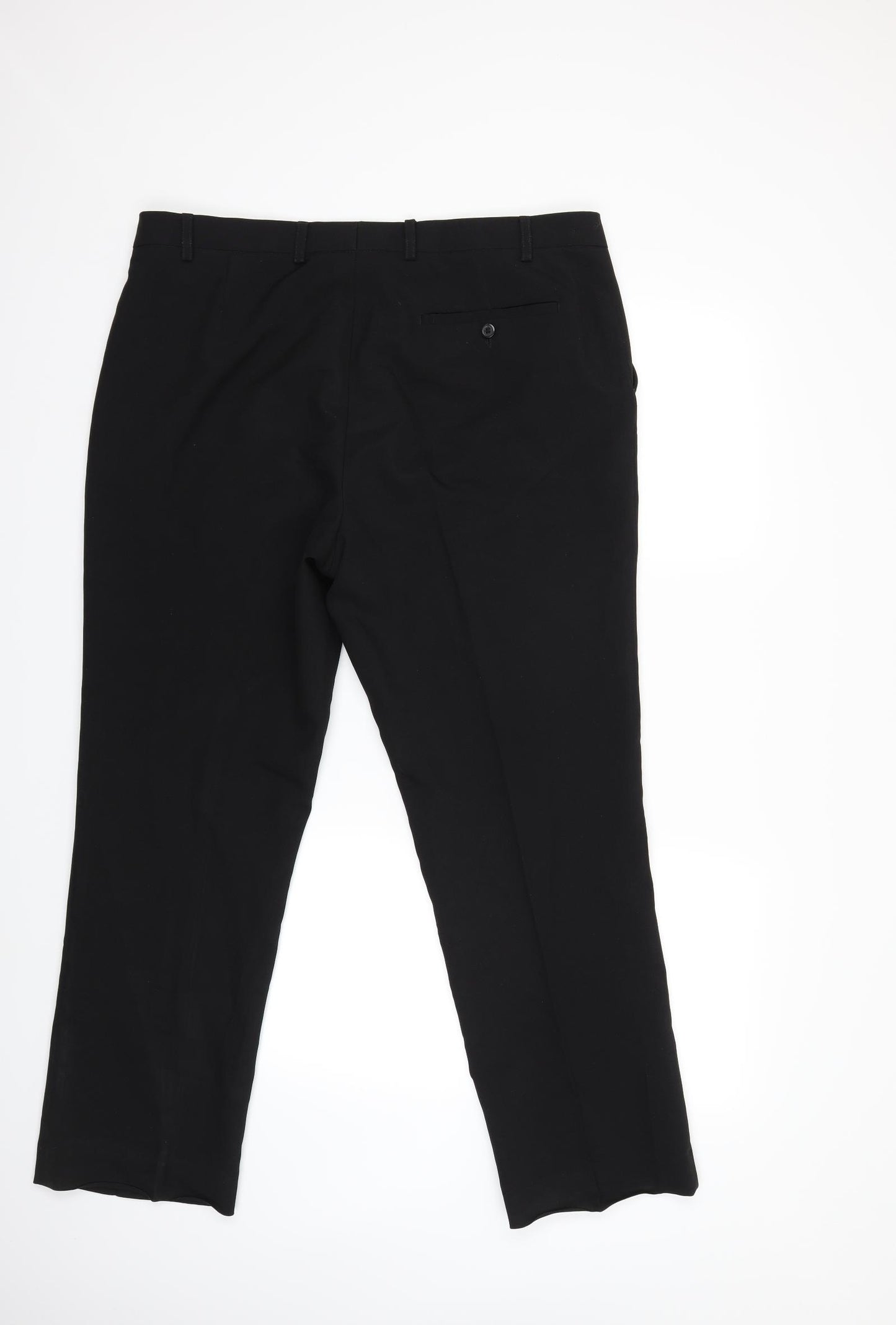 Matalan Mens Black   Trousers  Size 38 in L29 in