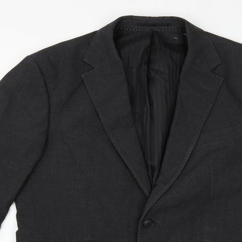 Everyone Mens Grey   Jacket Suit Jacket Size 38