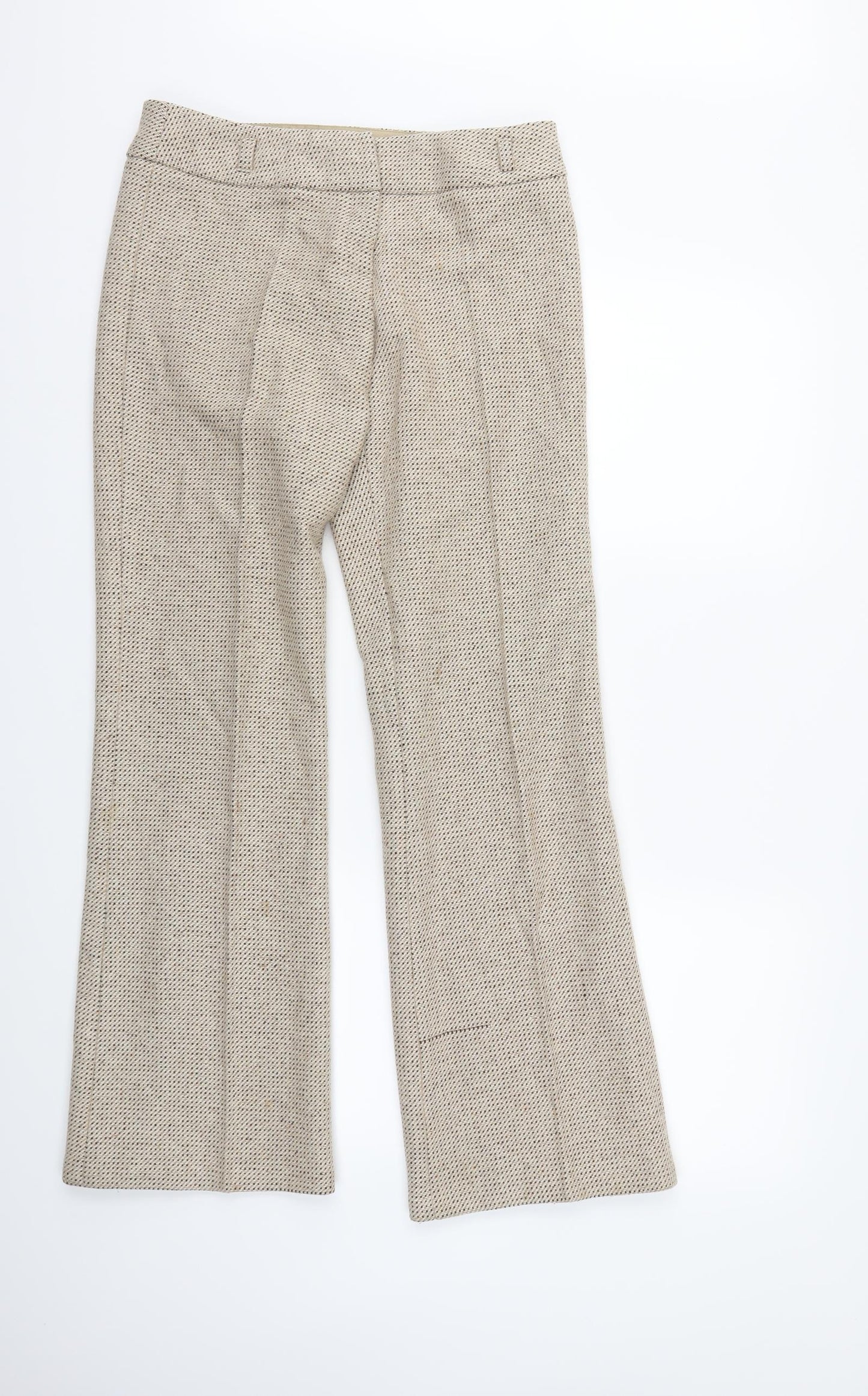 NEXT Womens Beige   Trousers  Size 8 L28 in