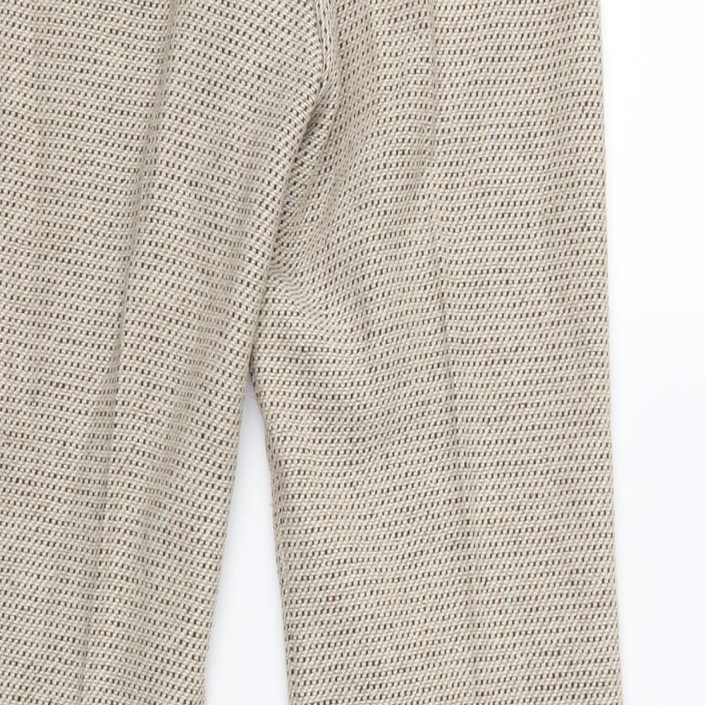 NEXT Womens Beige   Trousers  Size 8 L28 in