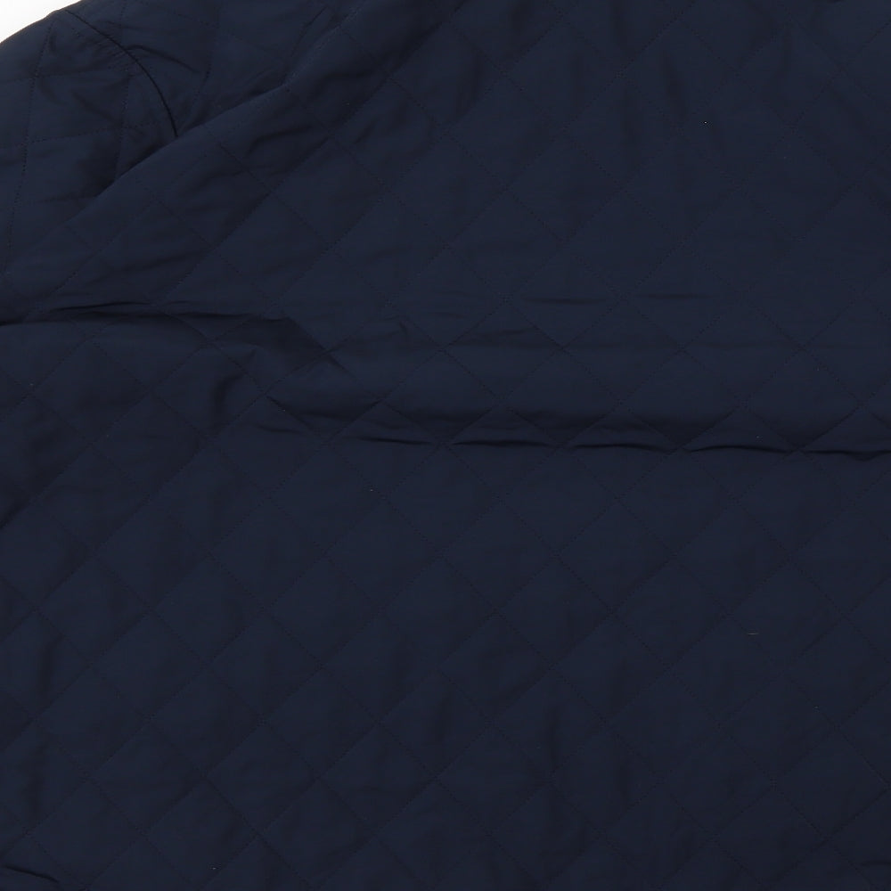 Marks and Spencer Womens Blue   Quilted Coat Size 16