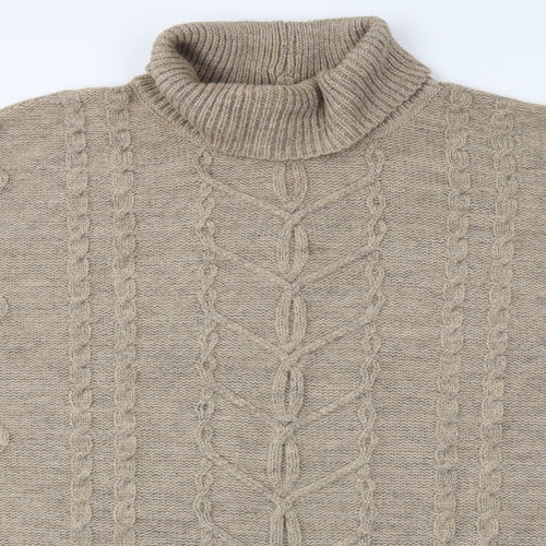 Very Womens Brown  Knit Pullover Jumper One Size