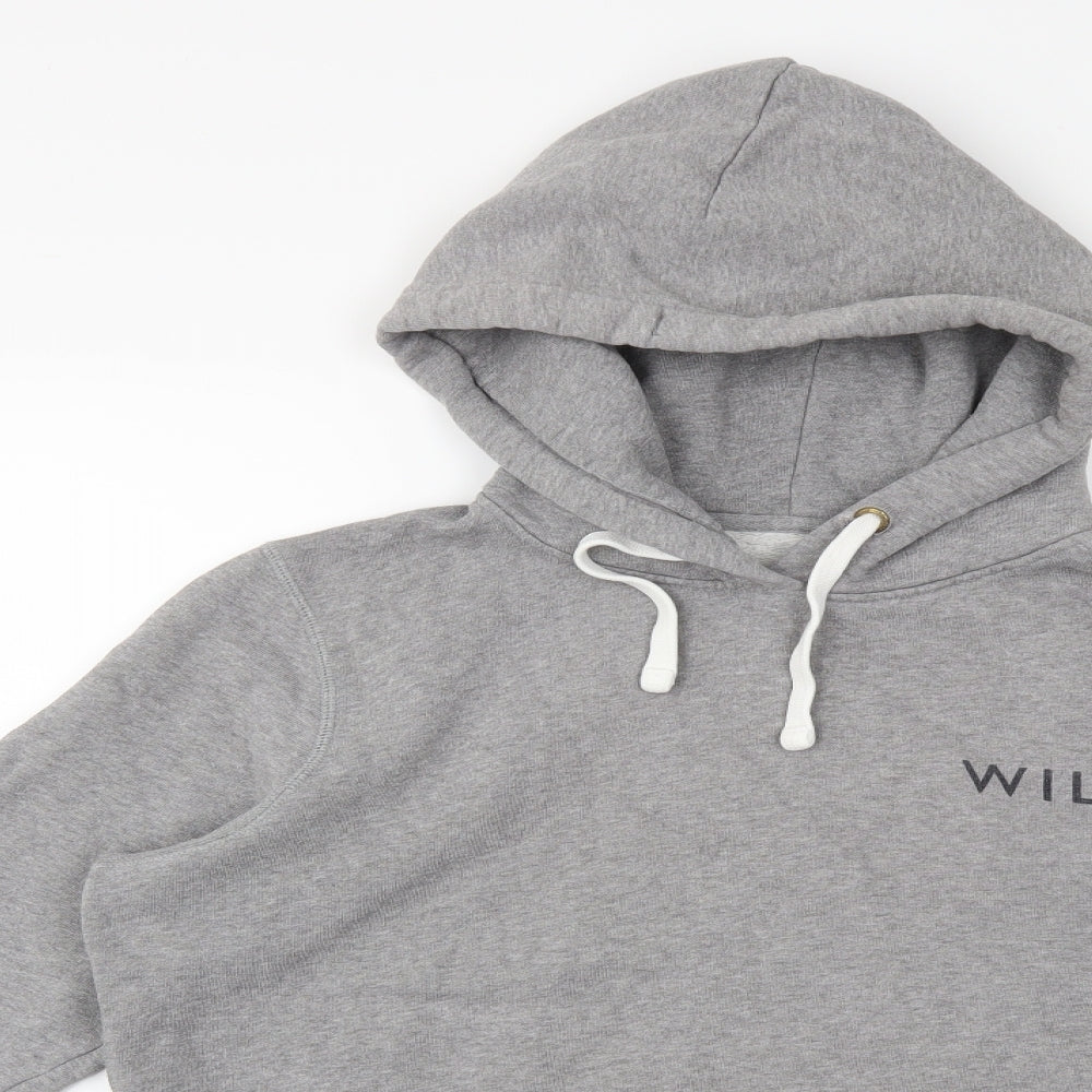 Jack Wills Womens Grey   Pullover Hoodie Size 14
