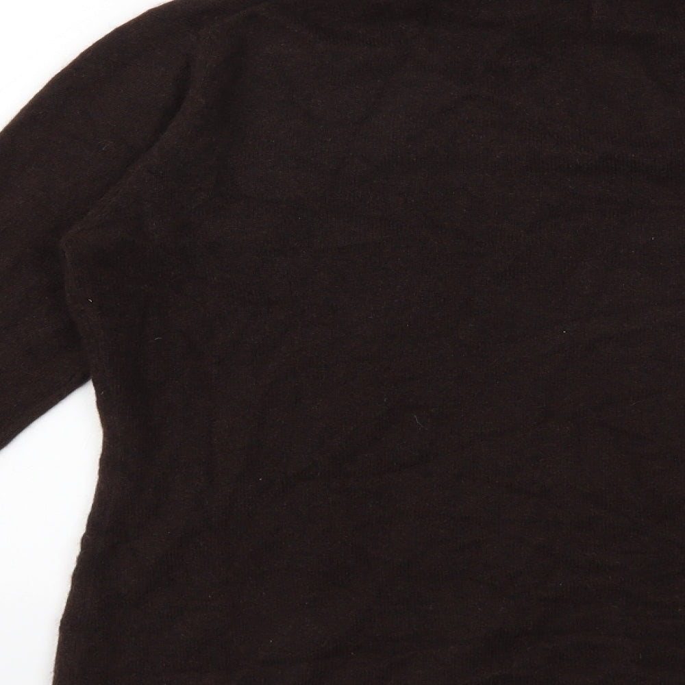 Kirkland Womens Brown  Knit Pullover Jumper Size S