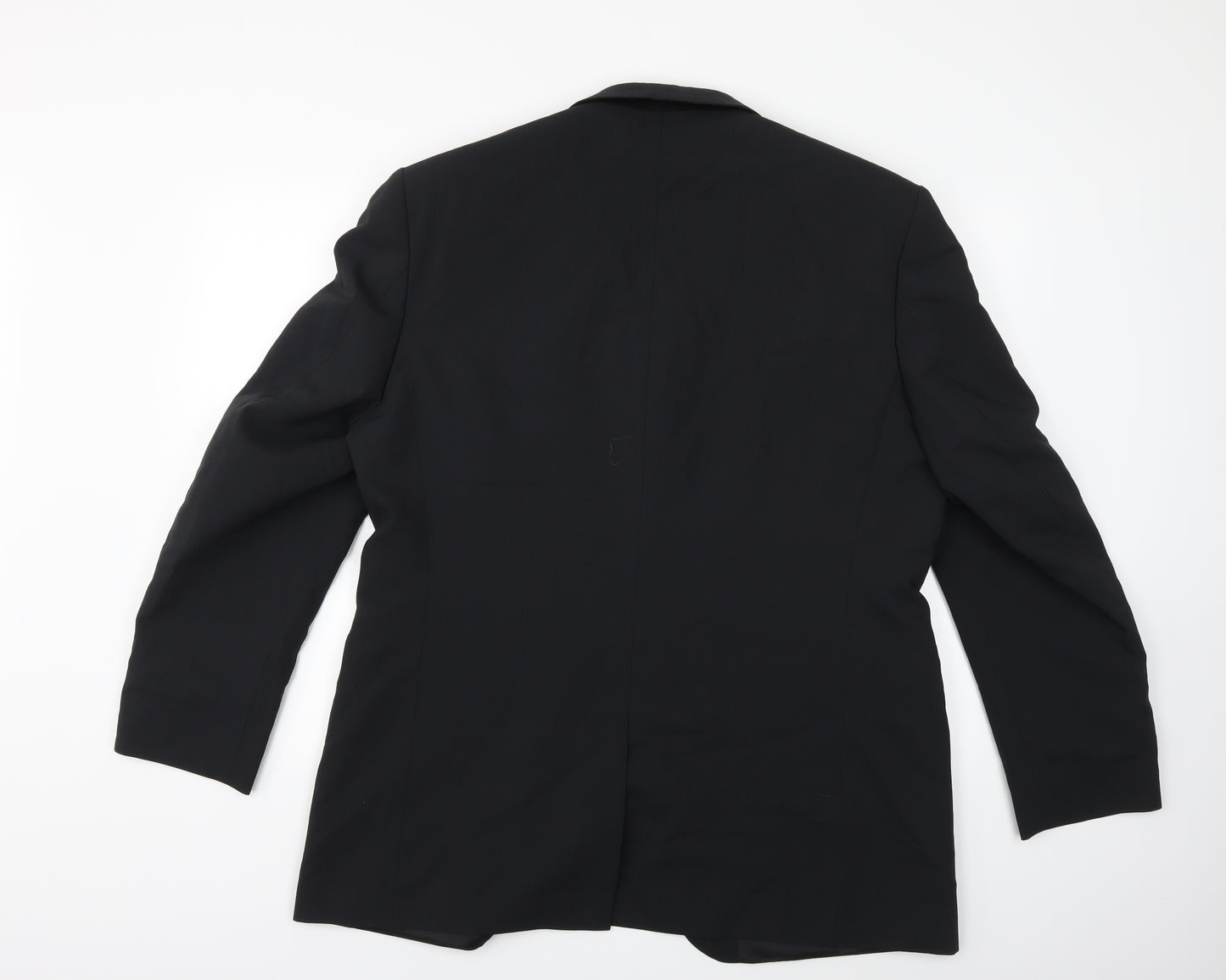 Burton Mens Blue Striped  Jacket Suit Jacket Size 44