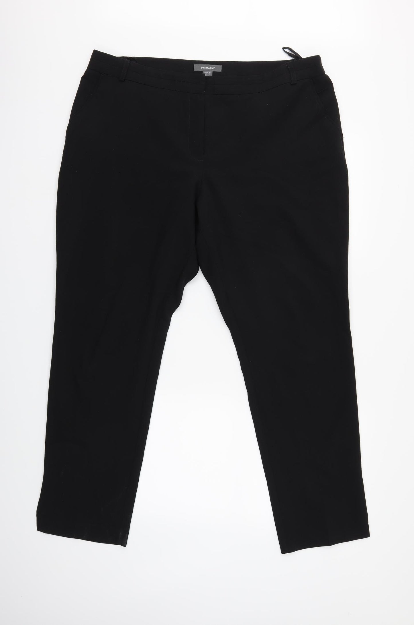 Primark Womens Black   Trousers  Size 18 L29 in