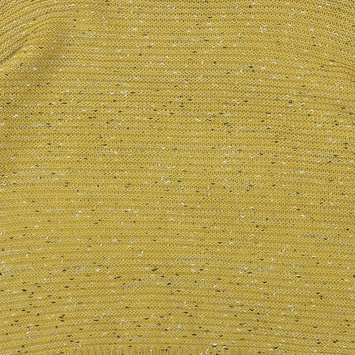 Papaya Womens Yellow  Knit Pullover Jumper Size L
