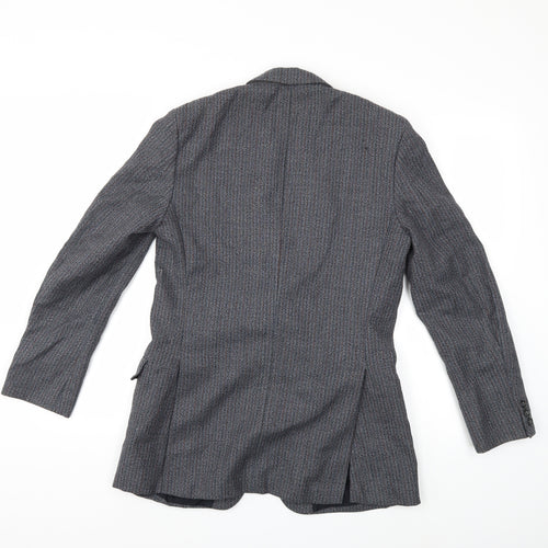 Preworn Mens Grey   Jacket Suit Jacket Size 38