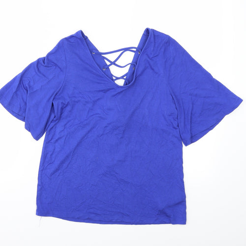 New Look Womens Blue   Basic T-Shirt Size 8