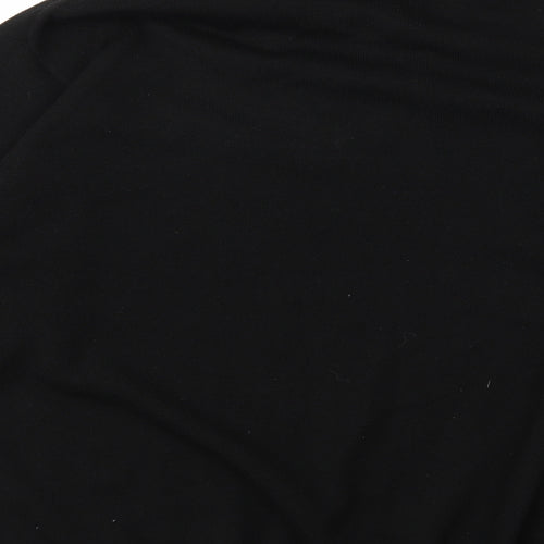 Preworn Mens Black  Knit Pullover Jumper Size L