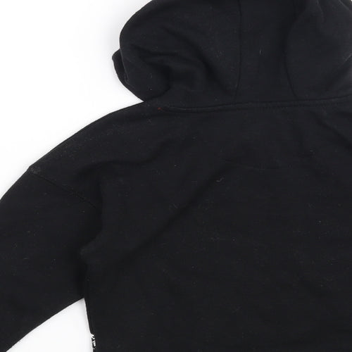 Primark Boys Black   Pullover Hoodie Size 2-3 Years  - Totally Roar-some
