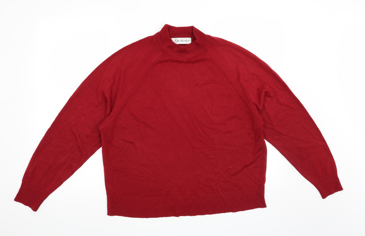 Berkertex Womens Red Pullover Jumper Size 18