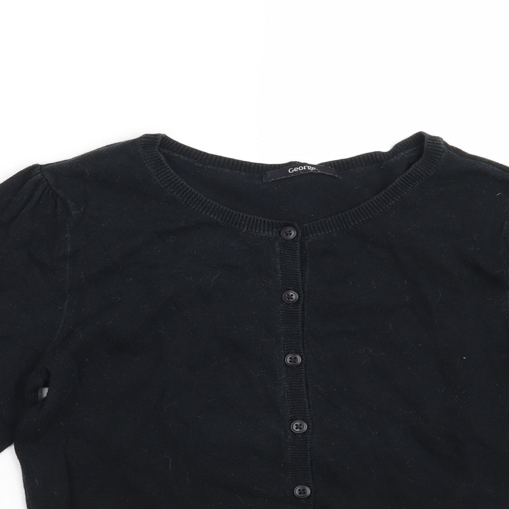 George Womens Black   Cardigan Jumper Size 8