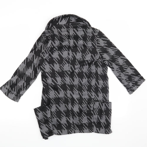 NEXT Womens Grey Houndstooth  Jacket Blazer Size 8