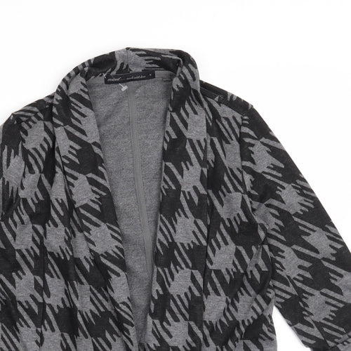 NEXT Womens Grey Houndstooth  Jacket Blazer Size 8