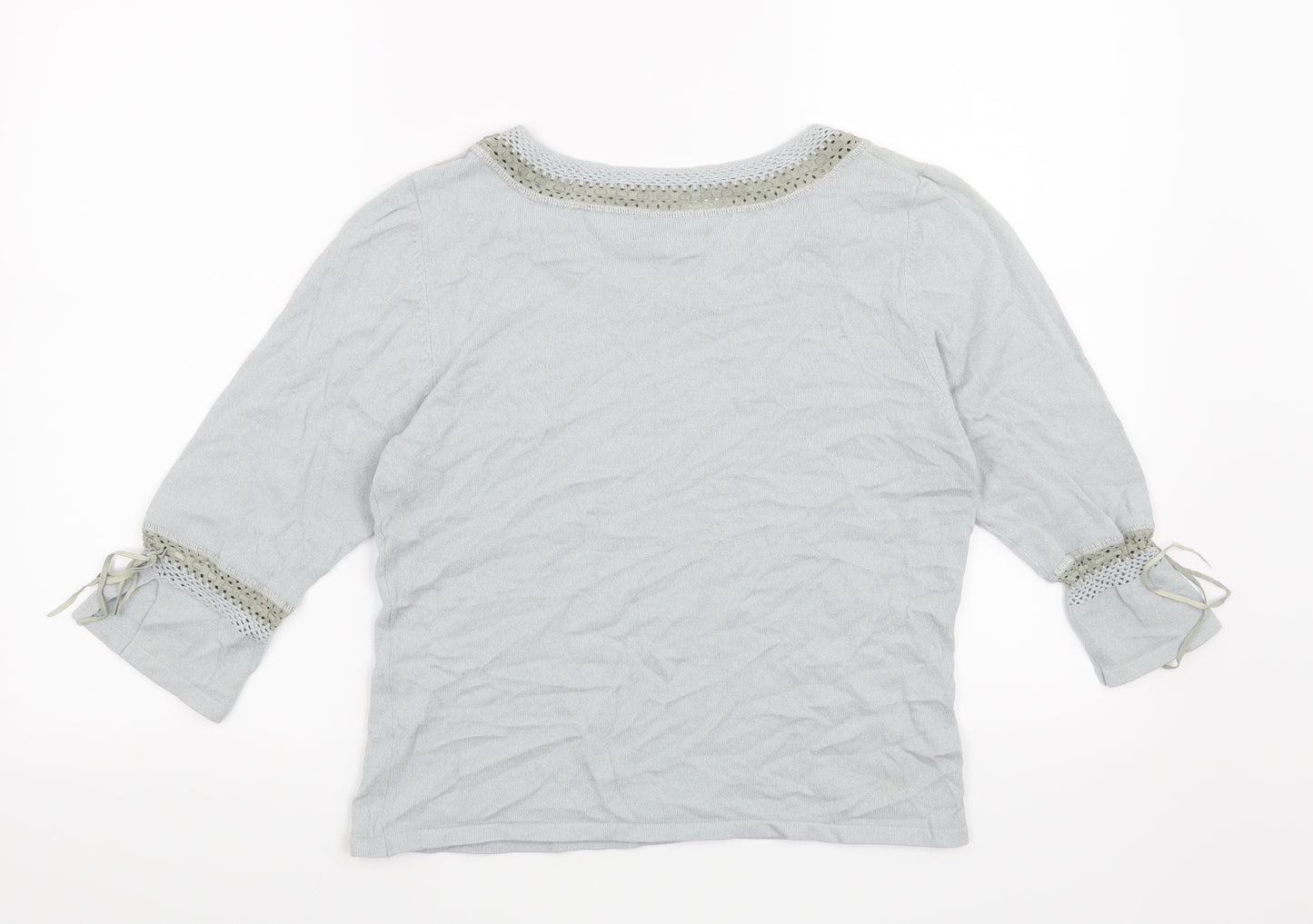 Klass Womens Blue   Henley Jumper Size M