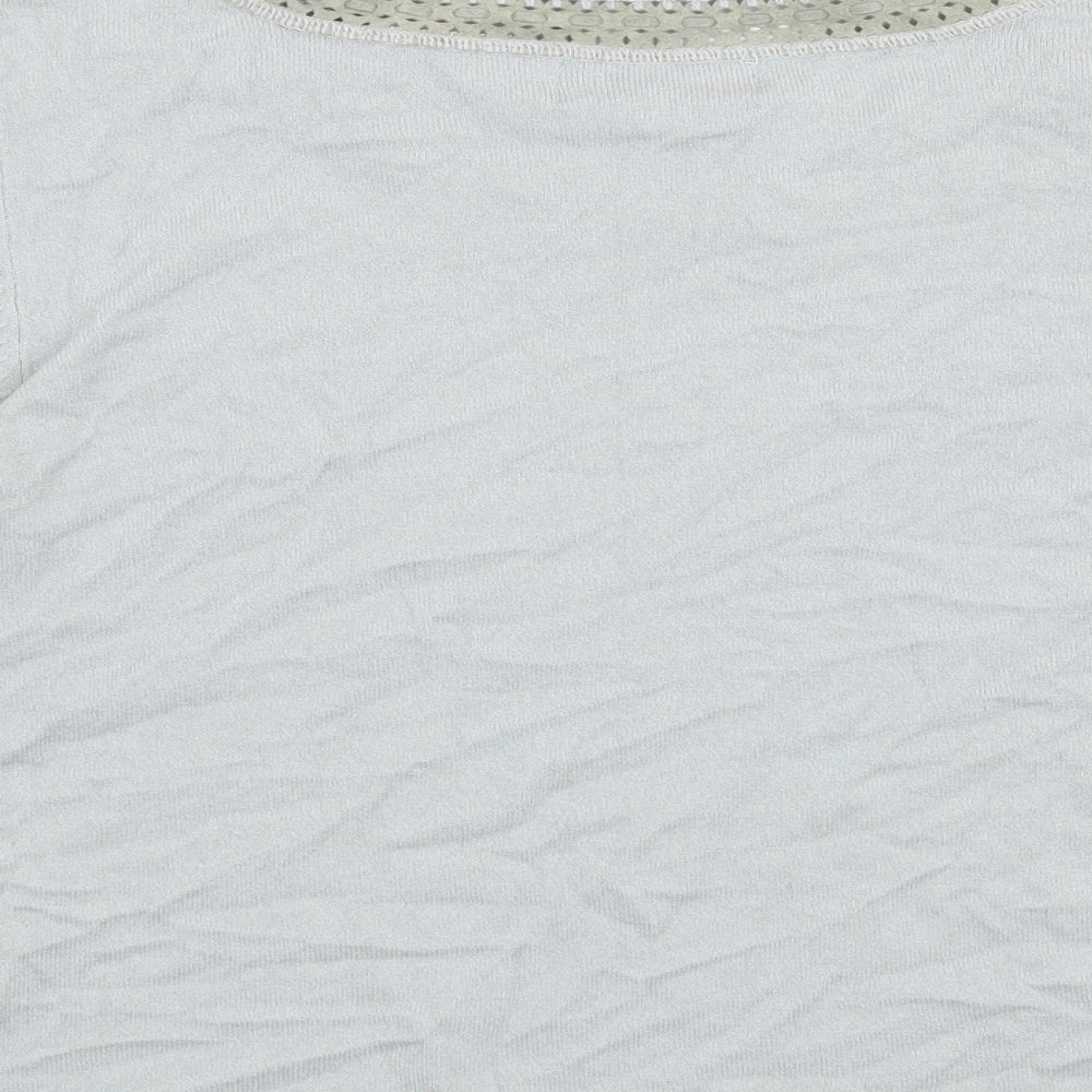 Klass Womens Blue   Henley Jumper Size M