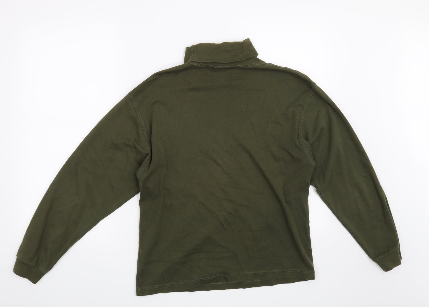 Compliments Womens Green   Pullover Sweatshirt Size S