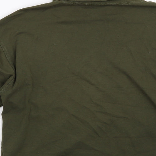 Compliments Womens Green   Pullover Sweatshirt Size S