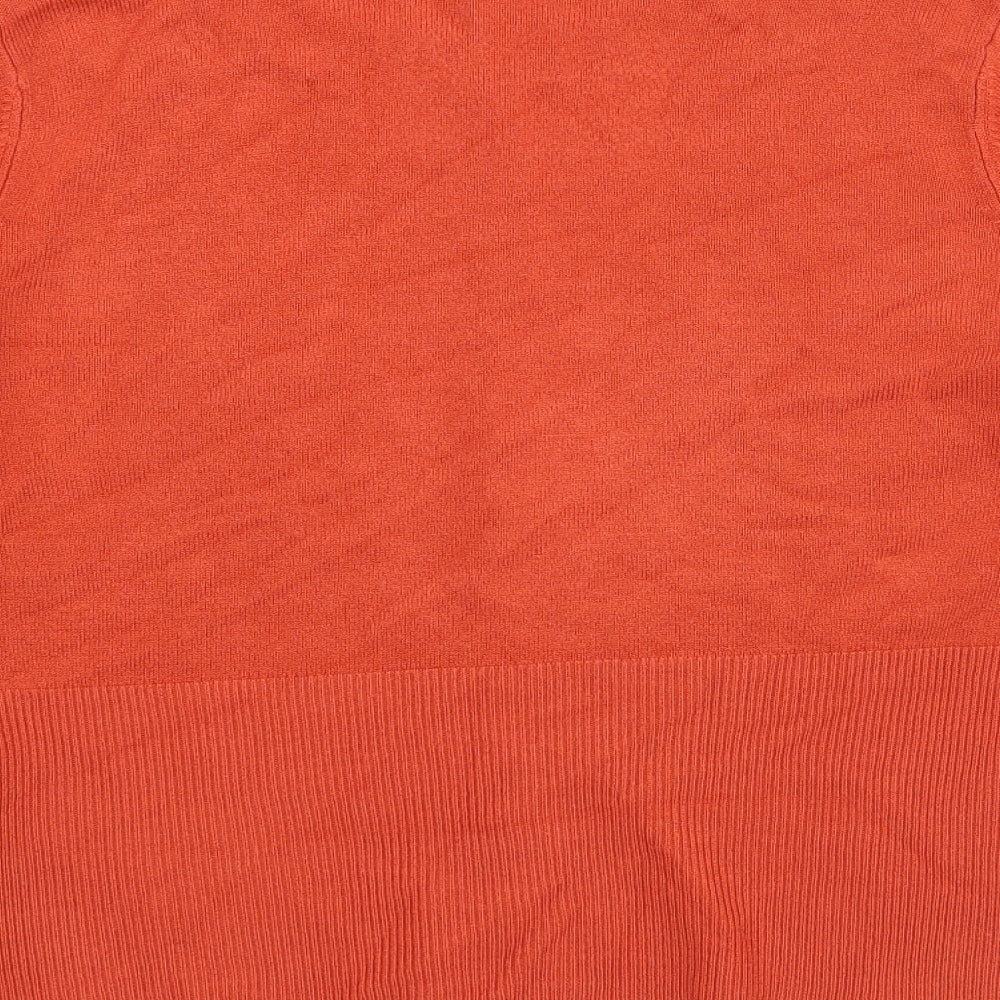 Per Una Womens Orange   Cardigan Jumper Size 14