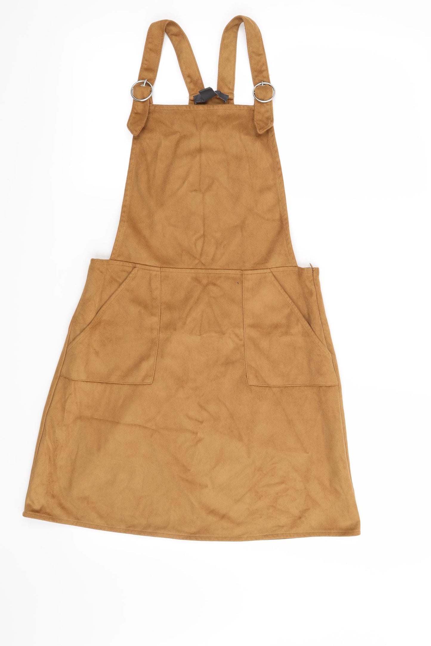 Primark Womens Brown   Pinafore/Dungaree Dress  Size 8