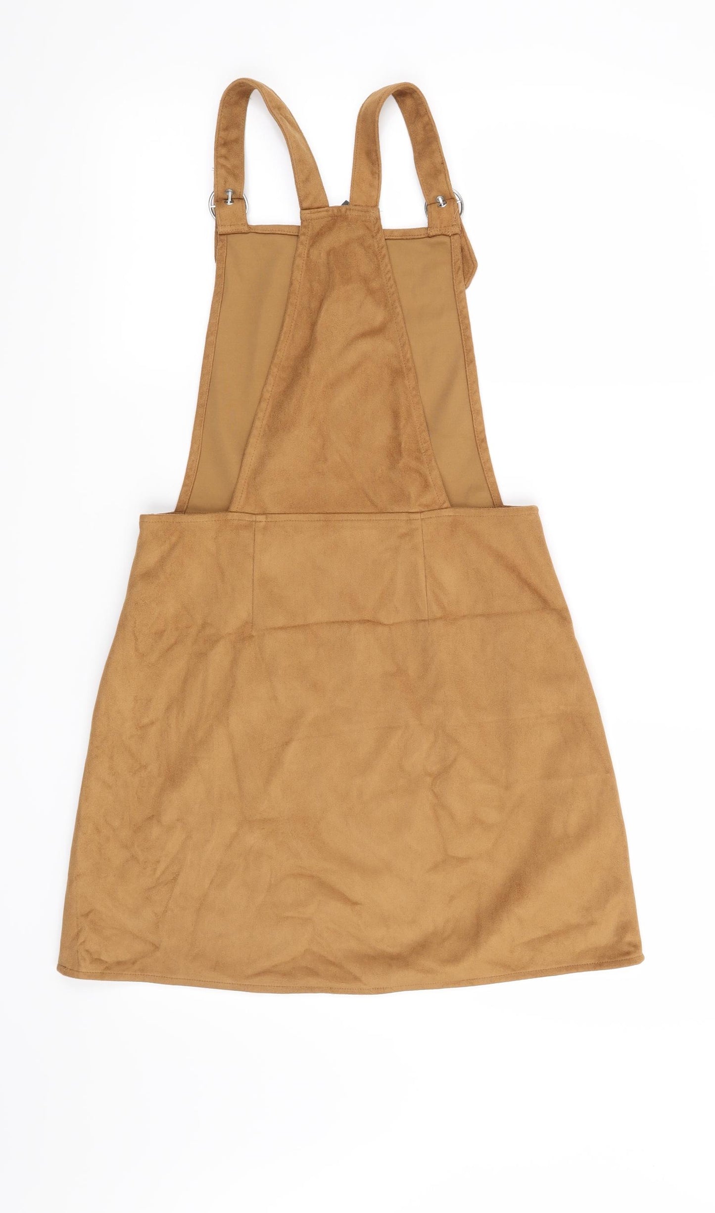Primark Womens Brown   Pinafore/Dungaree Dress  Size 8