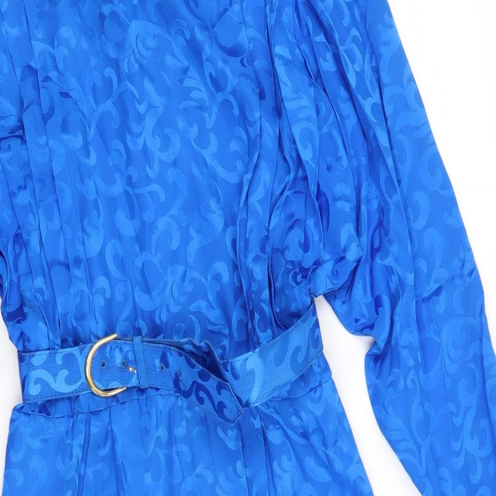 Liz Claiborne Womens Blue Floral  Shift  Size 10