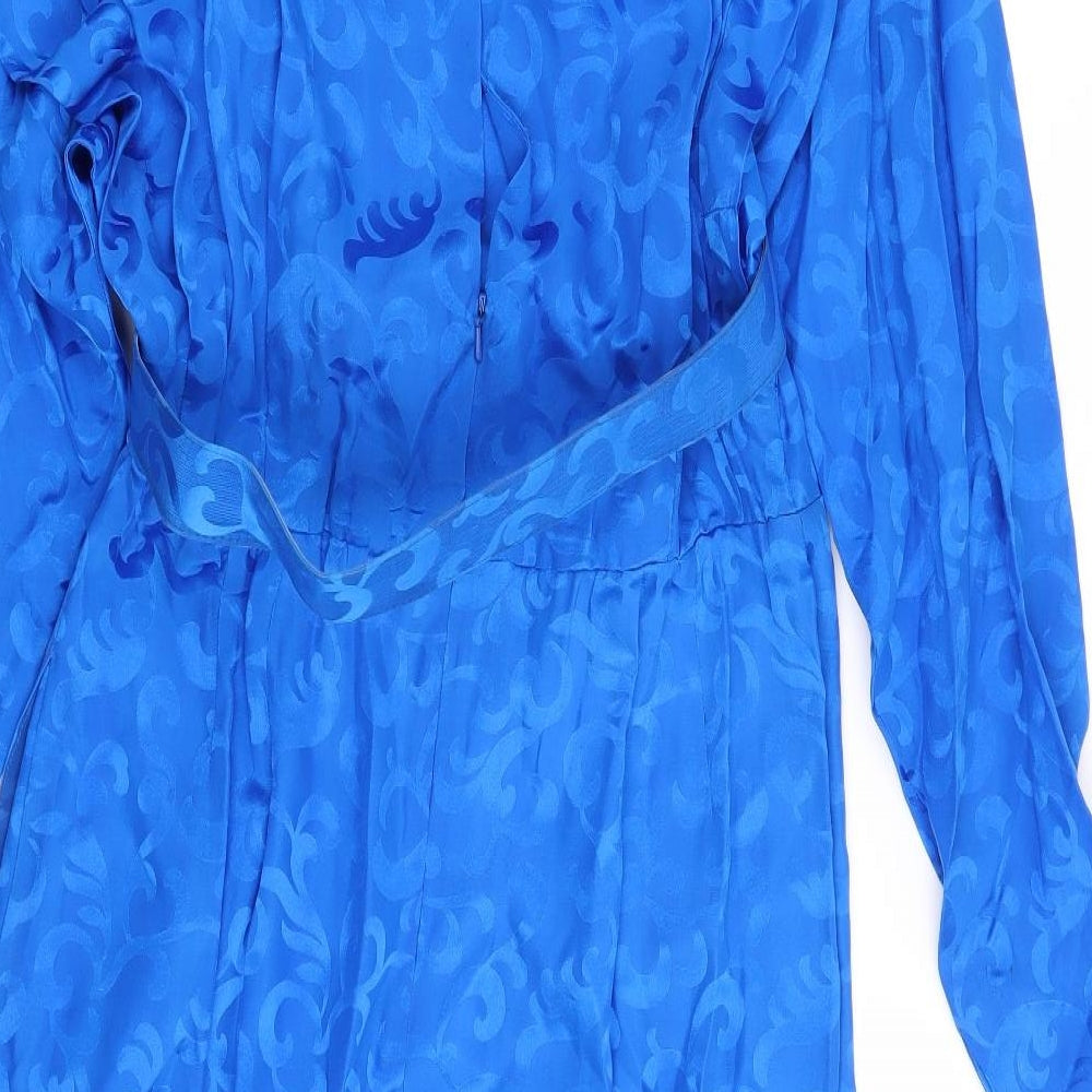 Liz Claiborne Womens Blue Floral  Shift  Size 10