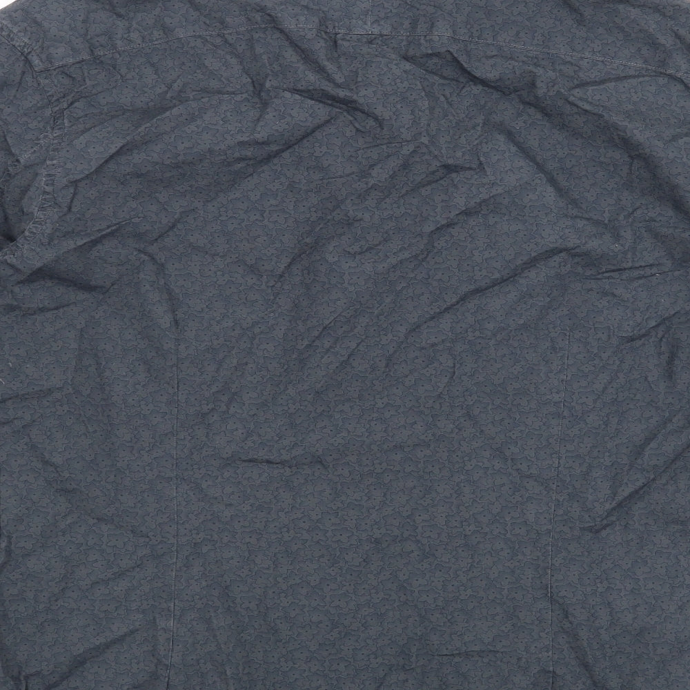 Paul Smith Mens Blue Floral   Button-Up Size S