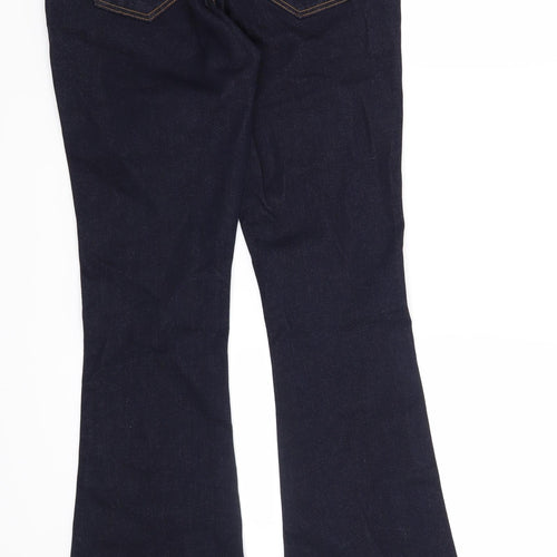 Dorothy Perkins Womens Blue   Bootcut Jeans Size 10 L32 in