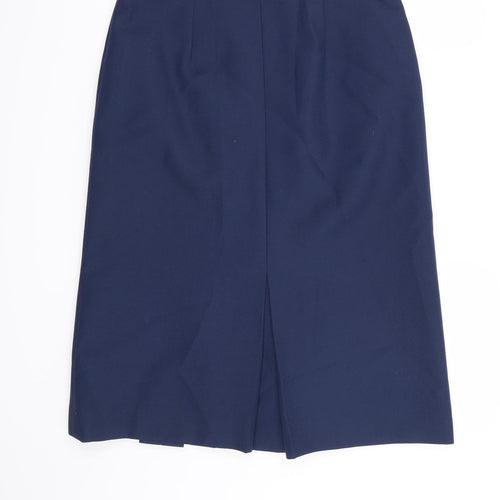 Preworn Womens Blue   A-Line Skirt Size 32 in