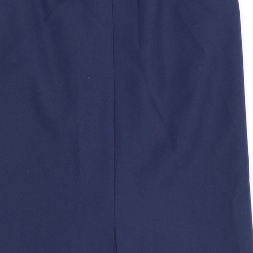 Preworn Womens Blue   A-Line Skirt Size 32 in