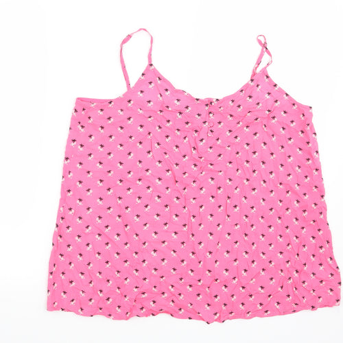 Gap Womens Pink Floral  Basic Blouse Size M