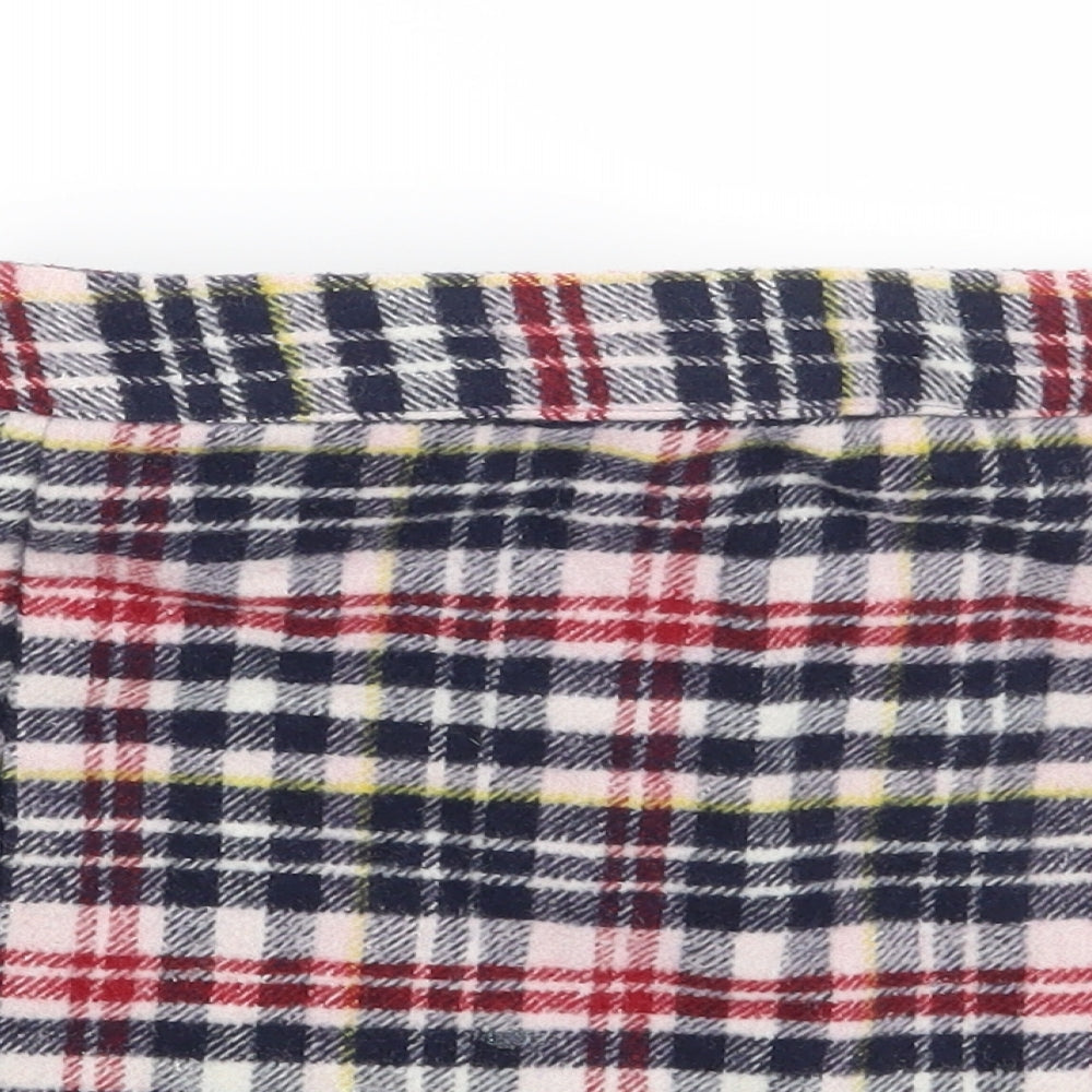 Marks and Spencer Girls Blue Check  Mini Skirt Size 6-7 Years