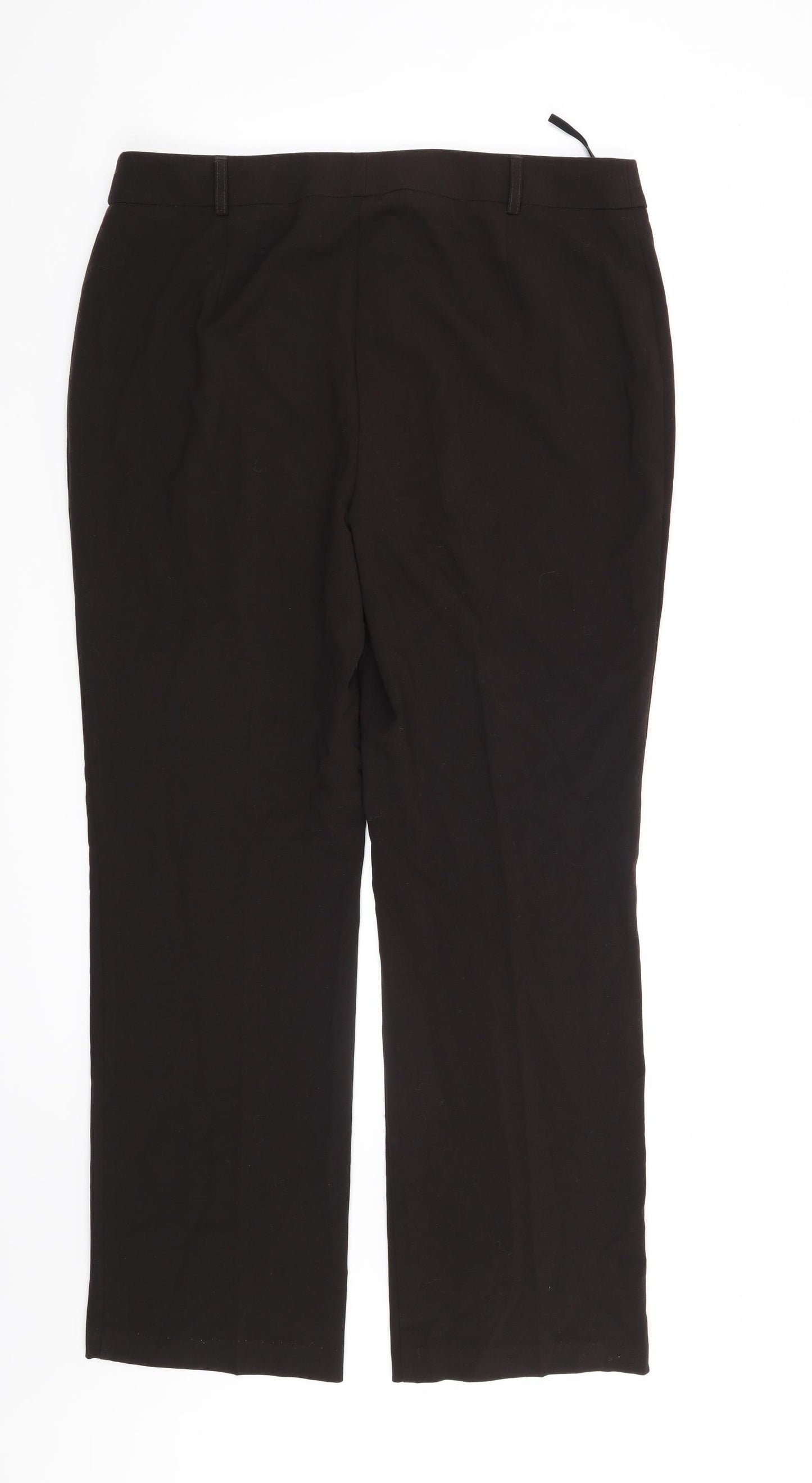 Marks and Spencer Womens Brown   Trousers  Size 14 L30 in