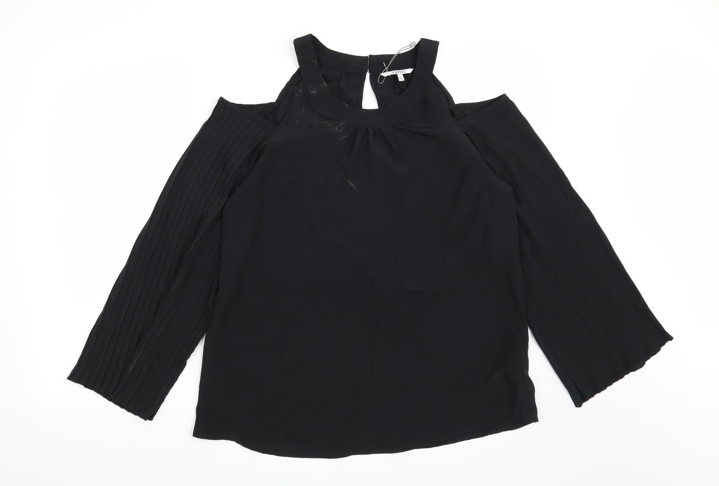 Preworn Womens Black   Basic Blouse Size M