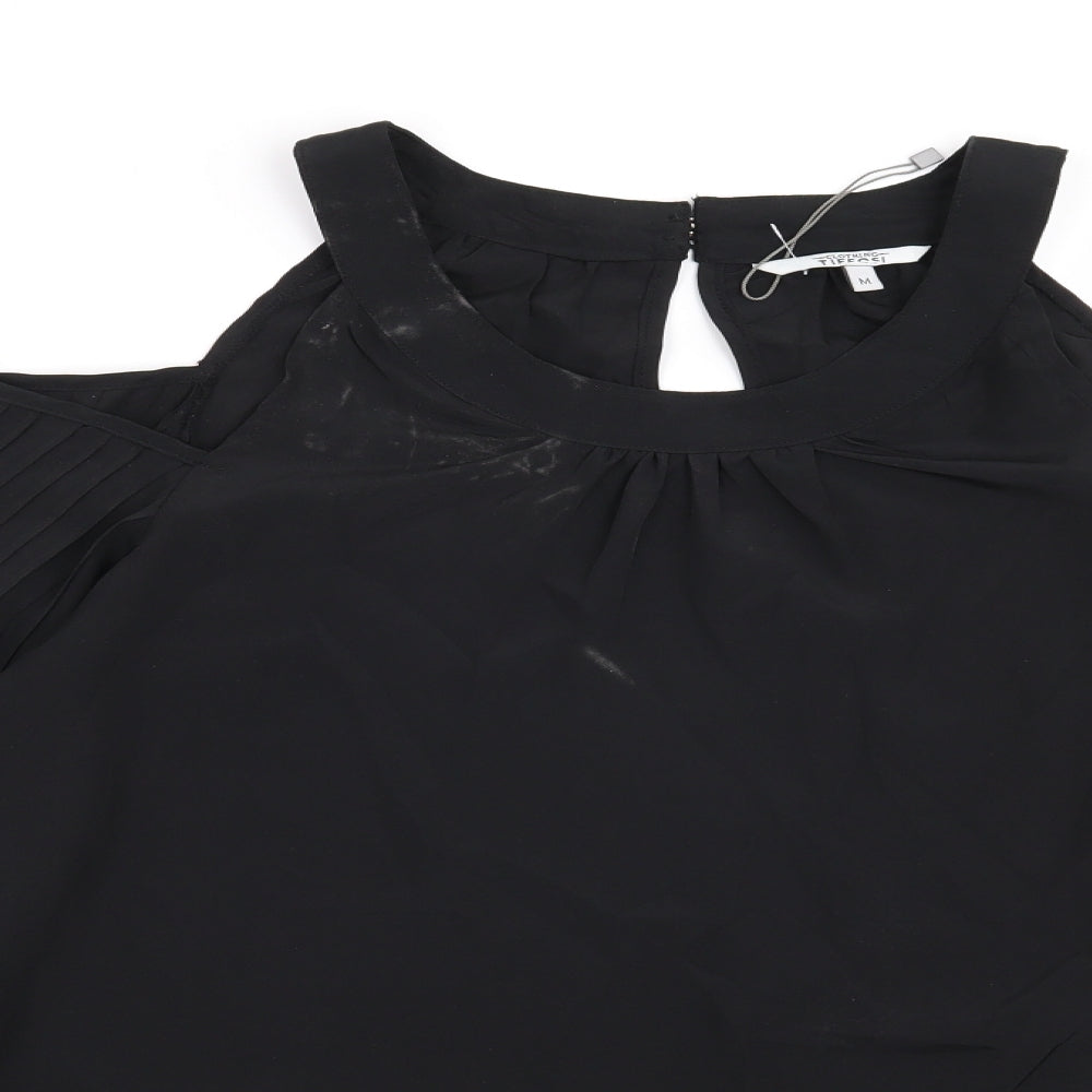 Preworn Womens Black   Basic Blouse Size M