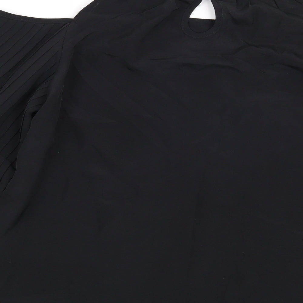 Preworn Womens Black   Basic Blouse Size M