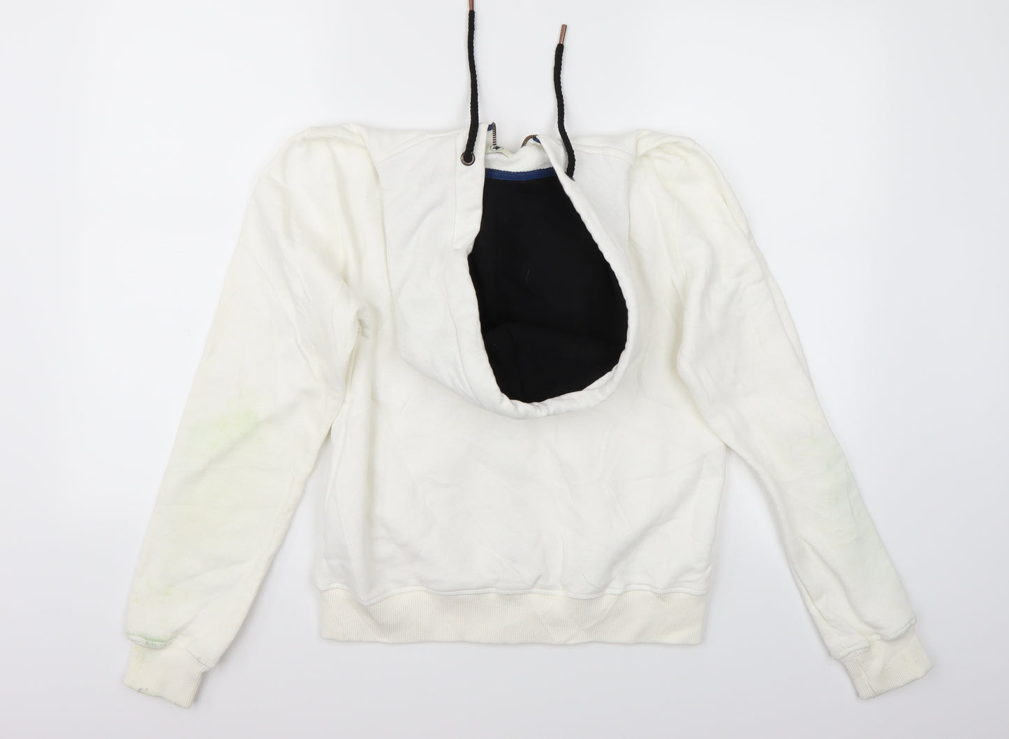 Soul Cal Womens White   Full Zip Hoodie Size S