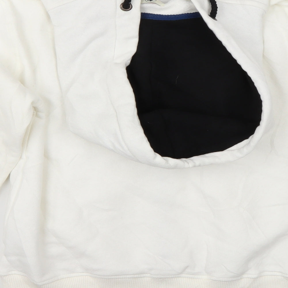 Soul Cal Womens White   Full Zip Hoodie Size S