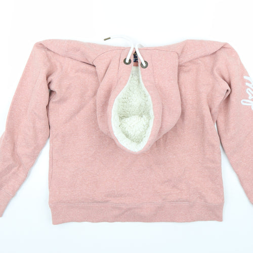 Superdry Womens Pink   Pullover Hoodie Size 16