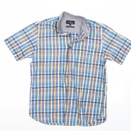 Marks and Spencer Mens Blue    Button-Up Size S