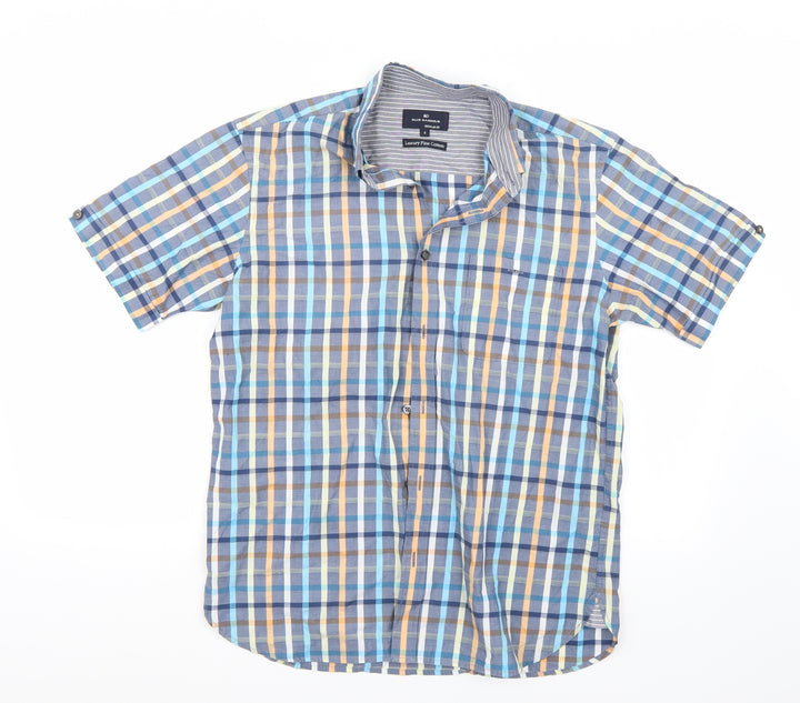 Marks and Spencer Mens Blue    Button-Up Size S