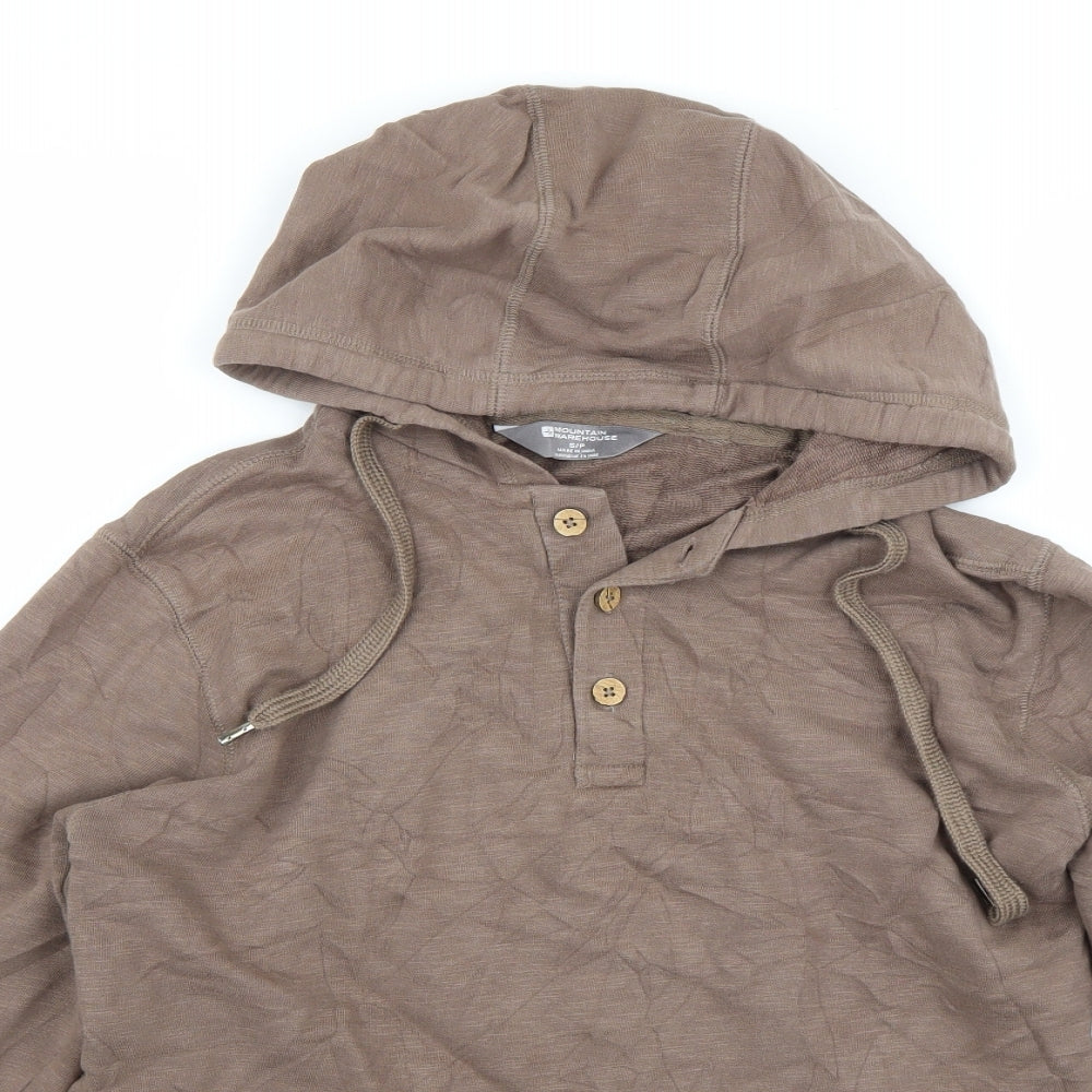 Mountain Warehouse Mens Brown   Pullover Hoodie Size S