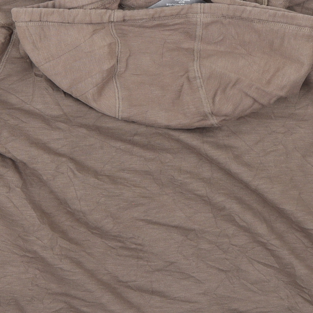 Mountain Warehouse Mens Brown   Pullover Hoodie Size S