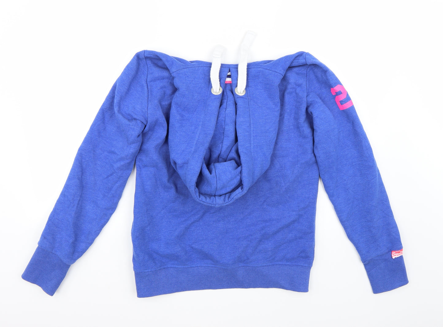 Superdry Womens Blue   Pullover Hoodie Size L