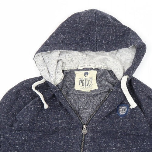 Police Womens Blue   Full Zip Hoodie