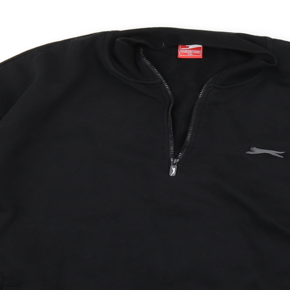 Slazenger Mens Black   Pullover Jumper Size 4XL